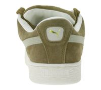 Baskets PUMA Suede XL en daim avec col et languette rembourrés, chaussures à lacets 395205 Beige ou Marron/Beige