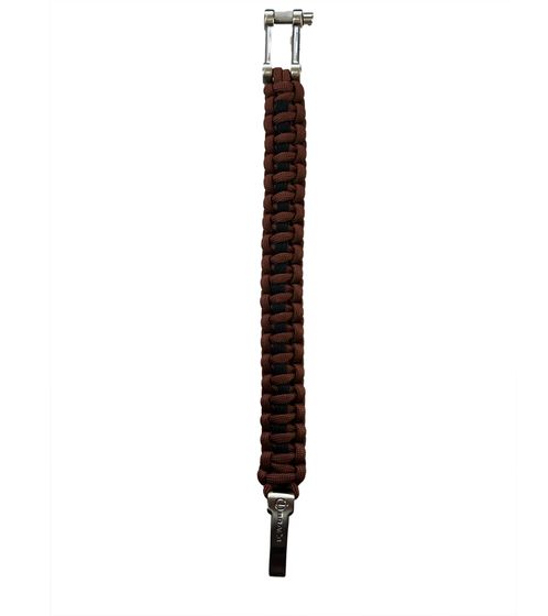 I-BRACE Paracord Armband Survival-Seil zum Armband geflochten aus reißfestem Parachute Braun
