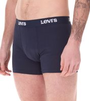 14-pack of LEVI'S men's cotton boxer shorts with colorful waistband accents in a gift box 701225625 002 Blue/White