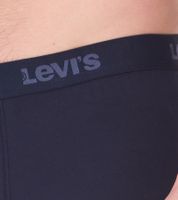14-pack of LEVI'S men's cotton boxer shorts with colorful waistband accents in a gift box 701225625 002 Blue/White