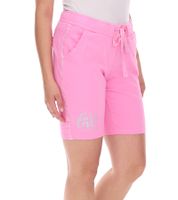 Pack de 2 pantalones cortos SOCCX by Carina para mujer, de algodón, para verano, 364388_2007 Rosa
