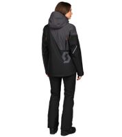 Veste de ski SCOTT Move Dryo pour femme, veste de motoneige, coupe-vent et imperméable avec membrane DRYOsphere, 273265-6373, noir/gris