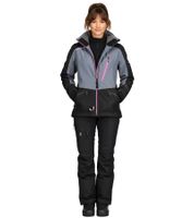SCOTT Intake Dryo Women's Ski Jacket, Snowmobile Jacket, Wind and Waterproof Ski Jacket with DRYOsphere Membrane 285597 1001 Black/Gray