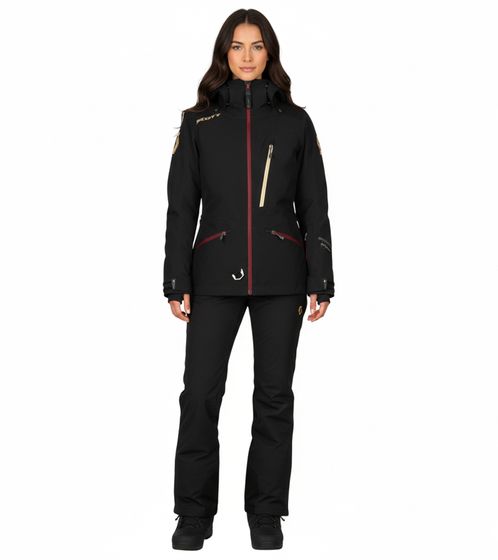 Chaqueta de esquí SCOTT Intake Dryo para mujer, chaqueta para moto de nieve, cortavientos e impermeable con membrana DRYOsphere, 285597-7425 negra.