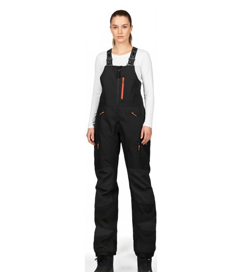 SCOTT Move Dryo Damen Latz-Hose Ski-Hose mit wind- und wasserdichter DRYOsphere 2L-Membran Schneemobil-Hose 273266 0001 Schwarz