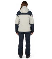 SCOTT Snow Flex Dryo Women's Ski Jacket, Snowmobile Jacket, Wind and Waterproof Ski Jacket with DRYOsphere Membrane 412163 7632 Cream-White/Blue SCOTT Snow Flex Dryo Women's Ski Jacket, Snowmobile Jacket, Wind and Waterproof Ski Jacket with DRYOsphere Membrane 412163 7632 Cream-White/Blue