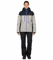SCOTT Snow Flex Dryo Women's Ski Jacket, Snowmobile Jacket, Wind and Waterproof Ski Jacket with DRYOsphere Membrane 412163 7632 Cream-White/Blue SCOTT Snow Flex Dryo Women's Ski Jacket, Snowmobile Jacket, Wind and Waterproof Ski Jacket with DRYOsphere Membrane 412163 7632 Cream-White/Blue