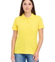 Confezione Risparmio da 10 Polo da Donna ELEVATE Helios, Maglia Piqué di Cotone, 180 g/m², 3810710 Giallo
