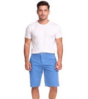 U.S. POLO ASSN. Pantaloncini cargo da uomo per il tempo libero, leggeri con ricamo U.S. Polo, 143 68147 52661 Cachi o Blu