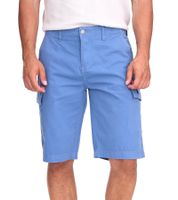 U.S. POLO ASSN. Pantaloncini cargo da uomo per il tempo libero, leggeri con ricamo U.S. Polo, 143 68147 52661 Cachi o Blu