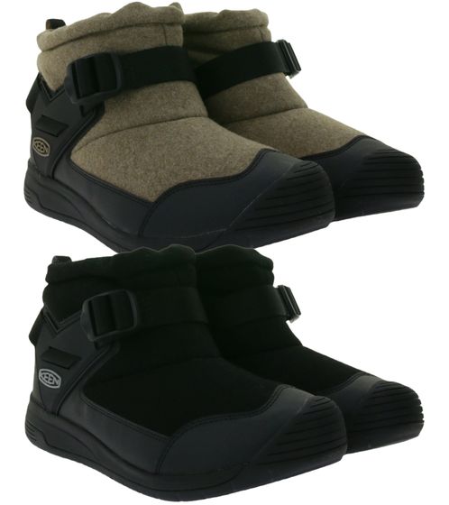 Bottes de neige KEEN Hoodromeo, bottines d'hiver isolantes pour homme avec doublure polaire, jusqu'à -20 °C, bottes d'hiver 102679, noir ou beige