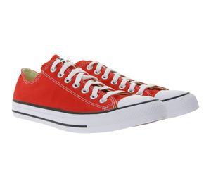 Converse Chuck Taylor All Star OX Baskets basses en toile pour homme avec amorti OrthoLite M9696C Rouge