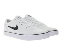 NIKE SB Chron 2 Canvas-Sneaker für Herren Low-Top Schuhe mit dämpfender Schaumstoffpolsterung Schnür-Schuhe DM3494 100 Weiß