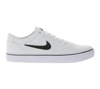 NIKE SB Chron 2 Canvas-Sneaker für Herren Low-Top Schuhe mit dämpfender Schaumstoffpolsterung Schnür-Schuhe DM3494 100 Weiß