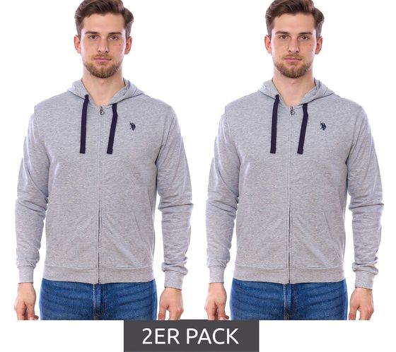 Sweat à capuche U.S. POLO ASSN. pour homme, en coton, 162 62510 52191 282 Gris