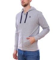 2er Sparpack U.S. POLO ASSN. Herren Sweat-Jacke mit Kapuze Baumwoll-Jacke Pullover 162 62510 52191 282 Grau 2er Sparpack U.S. POLO ASSN. Herren Sweat-Jacke mit Kapuze Baumwoll-Jacke Pullover 162 62510 52191 282 Grau