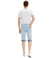 2-pack Men's Long Denim Bermuda Shorts, Cotton with Fixed Turn-Ups, Sustainable Shorts, 918735 Light Blue