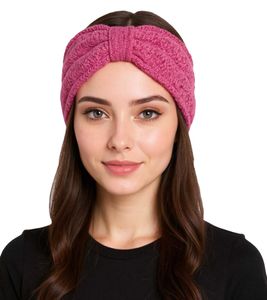 ZWILLINGSHERZ Strick-Stirnband Woll-Stirnband Kopfbedeckung Grobstrick Winter-Stirnband Accessoire 8007 Pink ZWILLINGSHERZ Strick-Stirnband Woll-Stirnband Kopfbedeckung Grobstrick Winter-Stirnband Accessoire 8007 Pink