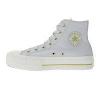 Converse Chuck Taylor All Star Lift Platform Women's Shoes High-Top Chucks with SmartFOAM Insole Retro Sneakers A03541C in Green or A08237C in Gray