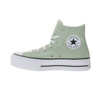Converse Chuck Taylor All Star Lift Platform Women's Shoes High-Top Chucks with SmartFOAM Insole Retro Sneakers A03541C in Green or A08237C in Gray