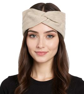 ZWILLINGSHERZ Strick-Stirnband Kaschmir-Stirnband Kopfbedeckung Feinstrick Winter-Stirnband Accessoire 8007 Hell-Beige ZWILLINGSHERZ Strick-Stirnband Kaschmir-Stirnband Kopfbedeckung Feinstrick Winter-Stirnband Accessoire 8007 Hell-Beige