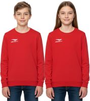 PENALTY Era Roundneck Co Jr Kids' Sweater with Logo Embroidery, Cotton Sweater for Teen Boys & Girls, 354710-4000 Red