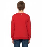 PENALTY Era Roundneck Co Jr Kids' Sweater with Logo Embroidery, Cotton Sweater for Teen Boys & Girls, 354710-4000 Red
