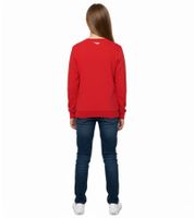 PENALTY Era Roundneck Co Jr Kids' Sweater with Logo Embroidery, Cotton Sweater for Teen Boys & Girls, 354710-4000 Red