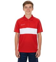 Polo per bambini Penalità Polo Matis Jr realizzata in materiale DRY ON ad asciugatura rapida. Maglietta sportiva 310703-4300 Rosso/Bianco Polo per bambini Penalità Polo Matis Jr realizzata in materiale DRY ON ad asciugatura rapida. Maglietta sportiva 310703-4300 Rosso/Bianco