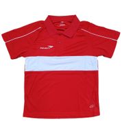 Polo per bambini Penalità Polo Matis Jr realizzata in materiale DRY ON ad asciugatura rapida. Maglietta sportiva 310703-4300 Rosso/Bianco Polo per bambini Penalità Polo Matis Jr realizzata in materiale DRY ON ad asciugatura rapida. Maglietta sportiva 310703-4300 Rosso/Bianco