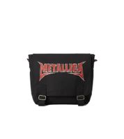 3er Sparpack Metallica Heavy-Metal-Band Umhänge-Tasche Messengerbag Laptop-Tasche Fan-Artikel MB125101MET Schwarz/Rot