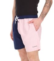 Short de bain homme Pierre Cardin, short de bain élégant, LA205027 Bleu marine/rose, lot de 2