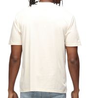 RE:COVERED X NFL Herren T-Shirt New Orleans Saints Logo-Schriftzug Baumwoll-Shirt Rundhals-Shirt Grau oder Beige