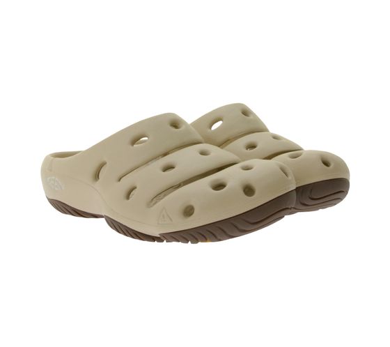 Zoccoli da donna KEEN Yogui con pantofole ecologiche anti-odore e plantare testurizzato 1026247 Beige Zoccoli da donna KEEN Yogui con pantofole ecologiche anti-odore e plantare testurizzato 1026247 Beige