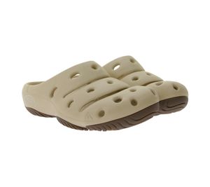 Zoccoli da donna KEEN Yogui con pantofole ecologiche anti-odore e plantare testurizzato 1026247 Beige Zoccoli da donna KEEN Yogui con pantofole ecologiche anti-odore e plantare testurizzato 1026247 Beige