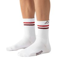 30 Paar Kappa Tennis-Socken Baumwoll-Strümpfe mit Kappa-Logo Alltags-Socken 371F4ZW A01 Weiß