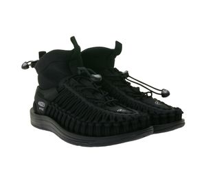 KEEN X HYKE Uneek Sneaker alta da donna con sistema di allacciatura elastica, scarpe casual 1027975 Nero KEEN X HYKE Uneek Sneaker alta da donna con sistema di allacciatura elastica, scarpe casual 1027975 Nero