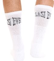 20 Paar EVERLAST Herren Sport-Socken mit Baumwollanteil lange Strümpfe OEKO-TEX Standard 100 EVL1TENX10BL Weiß