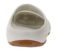 Zoccoli da uomo KEEN Yogui con pantofole ecologiche anti-odore e plantare testurizzato 1028521 Bianco/Marrone Zoccoli da uomo KEEN Yogui con pantofole ecologiche anti-odore e plantare testurizzato 1028521 Bianco/Marrone