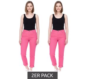 2er Sparpack Alife and Kickin Damen Baumwoll-Hose im 5-Pocket-Style Denim-Hose 51977322 Pink 2er Sparpack Alife and Kickin Damen Baumwoll-Hose im 5-Pocket-Style Denim-Hose 51977322 Pink