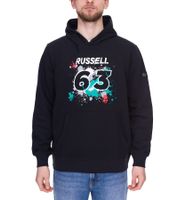 Mercedes-Benz AMG Petronas George Russell #63 Men's Hoodie, Organic Cotton Hooded Sweater, 701220835 001 Black