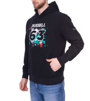 Mercedes-Benz AMG Petronas George Russell #63 Men's Hoodie, Organic Cotton Hooded Sweater, 701220835 001 Black