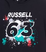 Mercedes-Benz AMG Petronas George Russell #63 Men's Hoodie, Organic Cotton Hooded Sweater, 701220835 001 Black