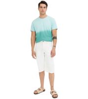 2er Sparpack modische Herren Denim-Bermudashorts mit Ziernähten Baumwoll-Hose 928796 Weiß