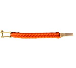 I-BRACE Paracord Armband Survival-Seil zum Armband geflochten aus reißfestem Parachute Cord 550 Cord IB-1043 Orange