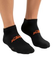 3 Paar KTM Sportsocken Sneaker-Socken mit Logo Baumwoll-Strümpfe Oeko-Tex 100 Zertifiziert KTM/1/SLCX3/NR Schwarz