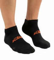 3 Paar KTM Sportsocken Sneaker-Socken mit Logo Baumwoll-Strümpfe Oeko-Tex 100 Zertifiziert KTM/1/SLCX3/NR Schwarz