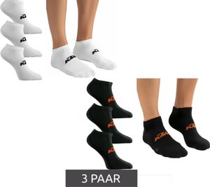 3 Paar KTM Sportsocken Sneaker-Socken mit Logo Baumwoll-Strümpfe Oeko-Tex 100 Zertifiziert KTM/1/SLCX3 Weiß oder Schwarz 3 Paar KTM Sportsocken Sneaker-Socken mit Logo Baumwoll-Strümpfe Oeko-Tex 100 Zertifiziert KTM/1/SLCX3 Weiß oder Schwarz
