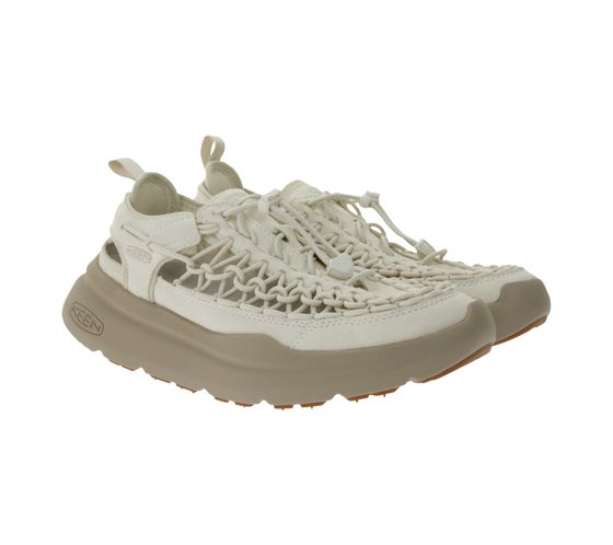 KEEN Uneek WK, sneaker da uomo Open-Air con allacciatura elastica, scarpe ibride high-tech con tecnologia Eco Anti-Odore, 1030272 Beige KEEN Uneek WK, sneaker da uomo Open-Air con allacciatura elastica, scarpe ibride high-tech con tecnologia Eco Anti-Odore, 1030272 Beige