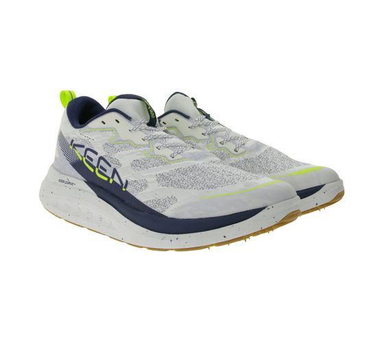 KEEN WK400 II Sneaker da uomo con tecnologia KEEN.CURVE, scarpe da trekking 1030259 Bianco/Blu/Giallo KEEN WK400 II Sneaker da uomo con tecnologia KEEN.CURVE, scarpe da trekking 1030259 Bianco/Blu/Giallo